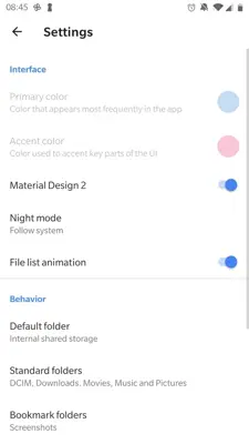 Material Files android App screenshot 2